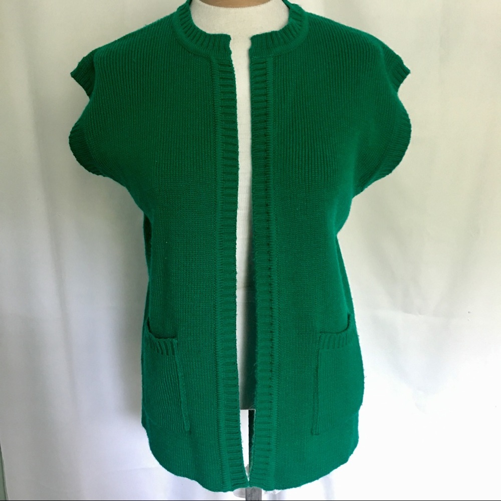 Vintage Kelly Green Sweater Vest | Holmes
